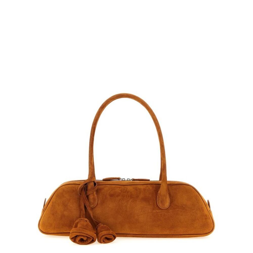 Magda Butrym Brown Calfskin Shoulder Women's Bag